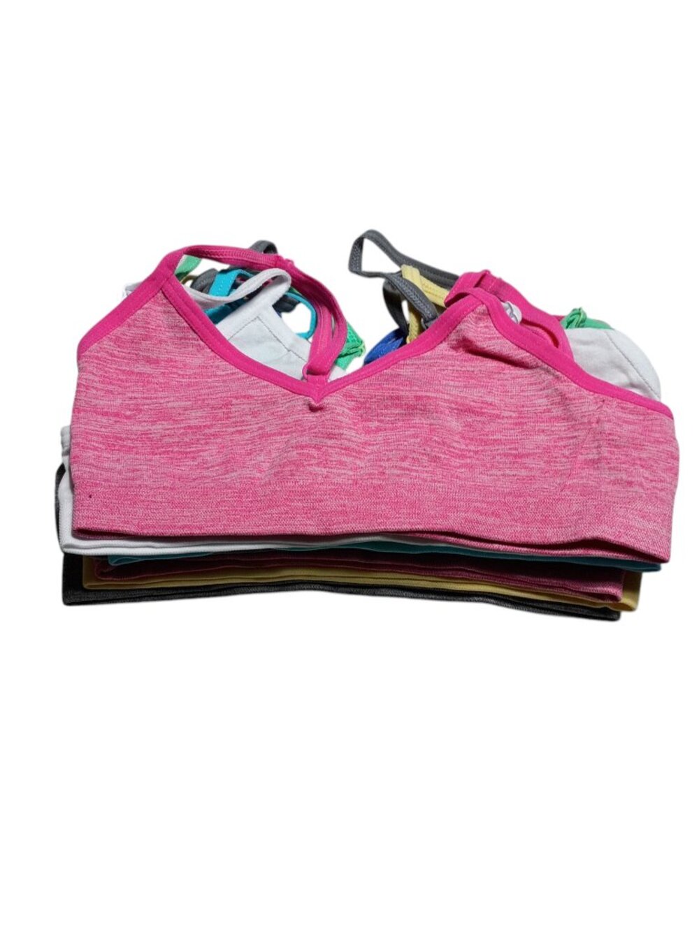 Sweet 'n Sassy Girls' Seamless Training Bralette/Sports Bra Size: S (32) 9 Pack
